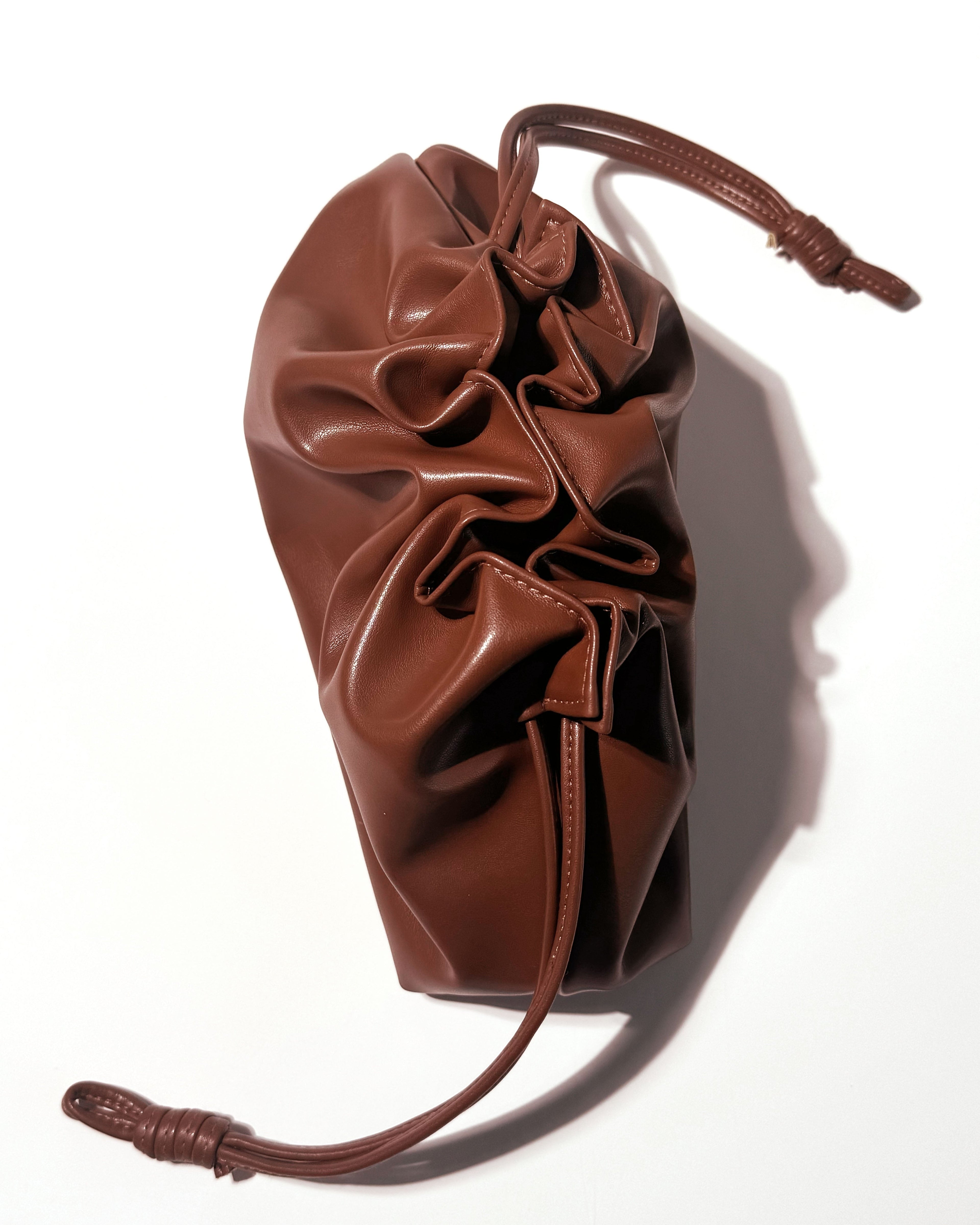The Elevated Beauty Bag In Brown