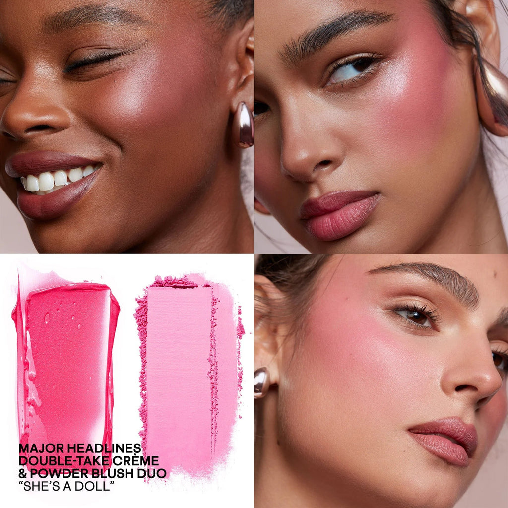 Major Headlines Double-Take Crème & Powder Blush Duo