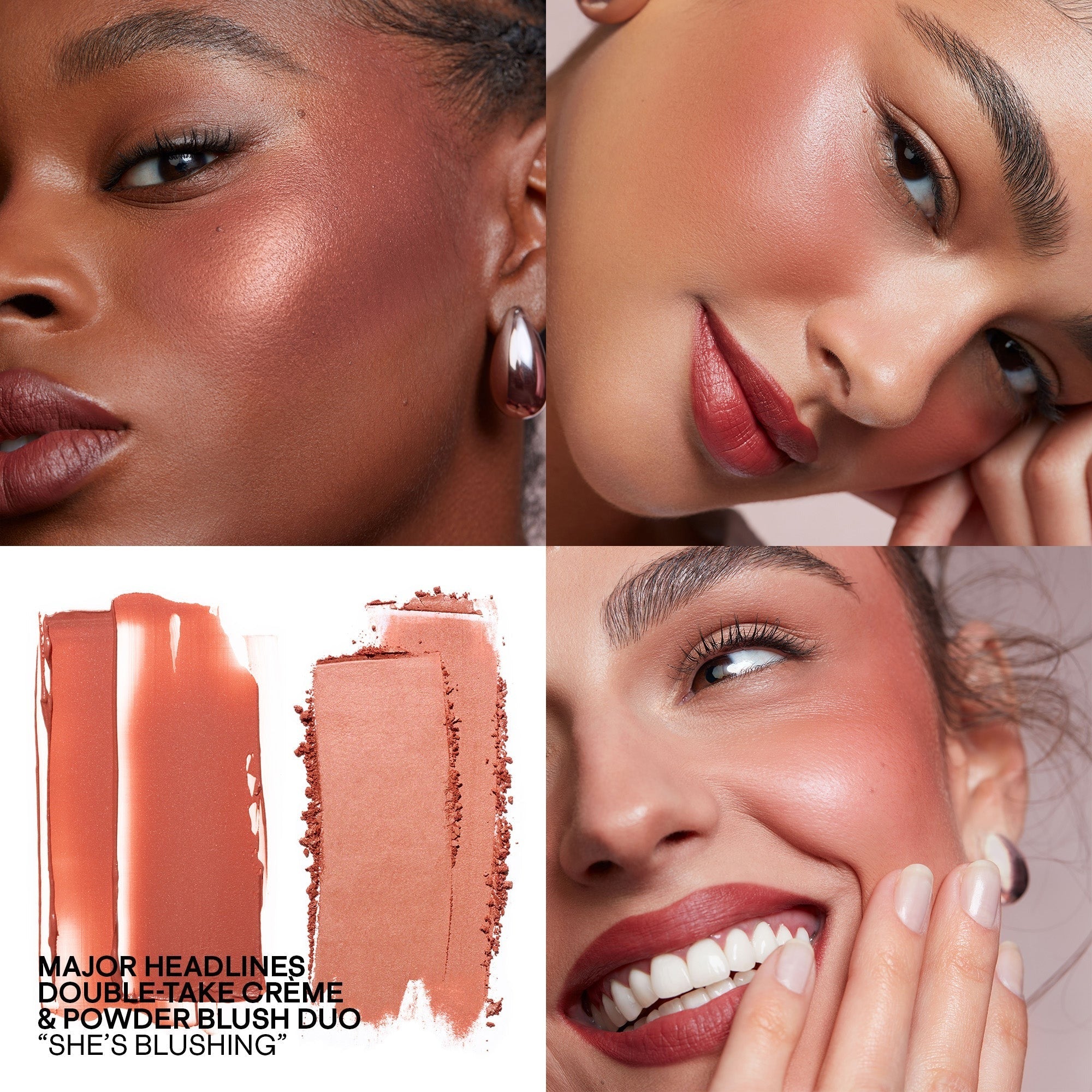 Mini Major Headlines Double-Take Crème & Powder Blush Duo